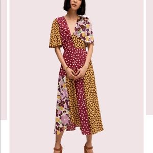 NWOT Kate Spade Floral Midi Dress